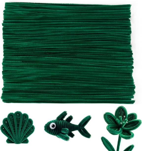 Banira Pipe Cleaners 100 Pcs,Bendable Chenille Stems, F