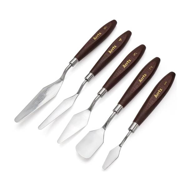 Adoere 5 Pcs Painting Knives Spatula Palette Knife Pain