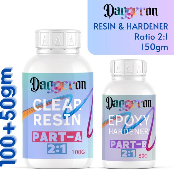 Daggeron Epoxy Resin High Intensity Premium High-Gloss Art Resin and Hardener Kit - 150g