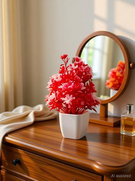 Ayushima Multicolor Wild Flower Artificial Flower  with Pot