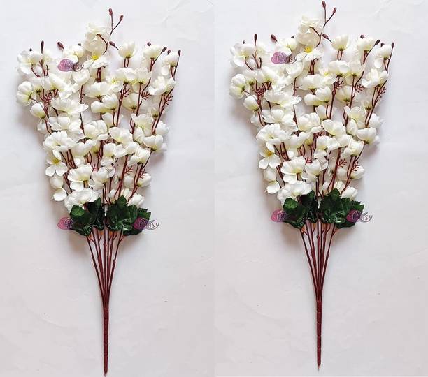 R.M. INDUSTRIES Premium Artificial Wisteria Hanging Flower White Westeria Artificial Flower