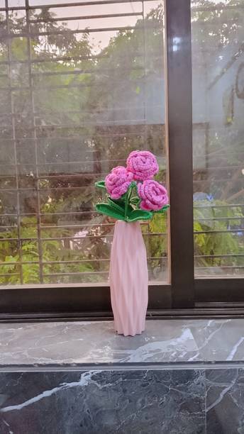 PVP Creation Pink Rose Artificial Flower