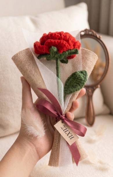 zuxu Red Rose Artificial Flower