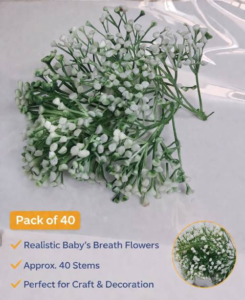 Dhurviflora gypsy Green Wild Flower Artificial Flower