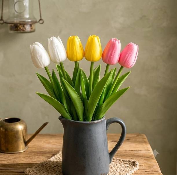 UBS Multicolor Tulips Artificial Flower