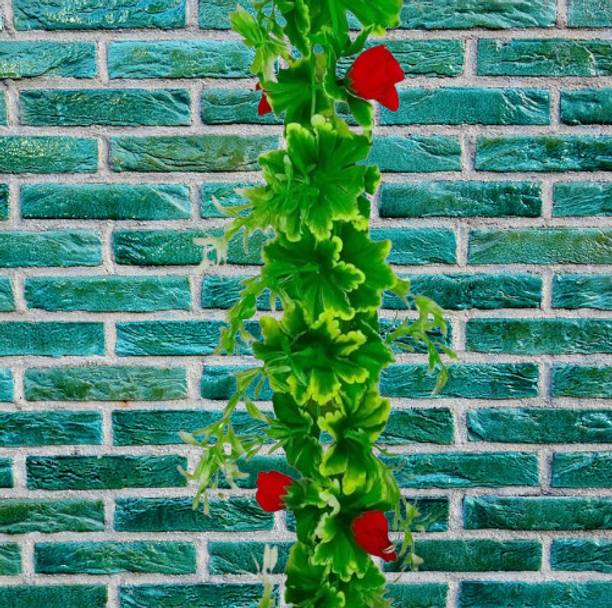 Dynamic Retail Global Artificial Hanging Flowers Plant Wall Hanging Garland Chain Home Decor GV269 Multicolor Rose Artificial Flower