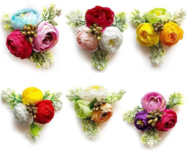 CRAFTSAI EXPORTS Multicolor Peony Artificial Flower