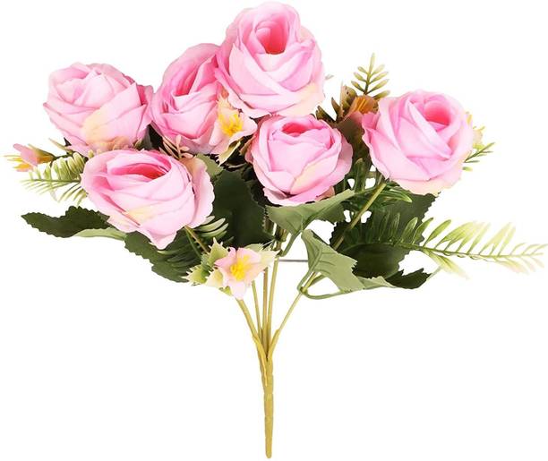 Daissy Raise Pink Artifical Flower Pink Rose Artificial Flower