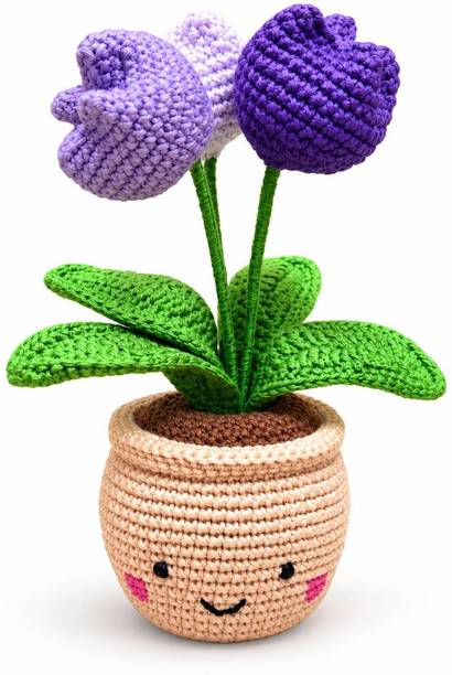 Krose Multicolor Tulips Artificial Flower