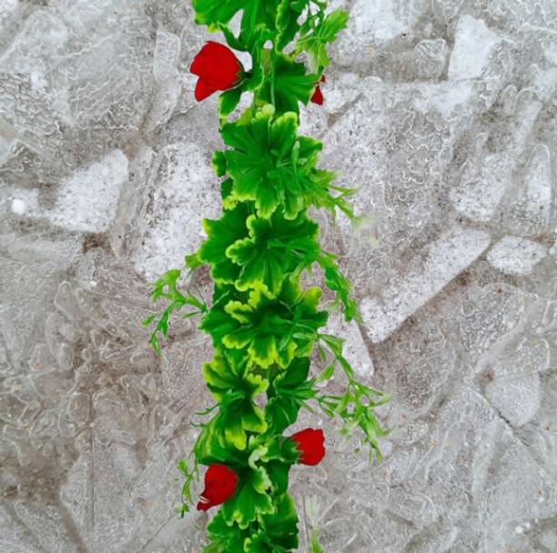 Dynamic Retail Global Artificial Hanging Flowers Plant Wall Hanging Garland Chain Home Decor UB131 Multicolor Rose Artificial Flower