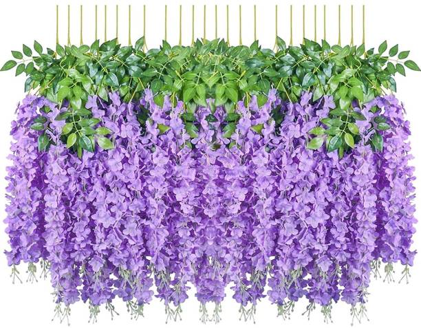Ryme Purple Westeria Artificial Flower
