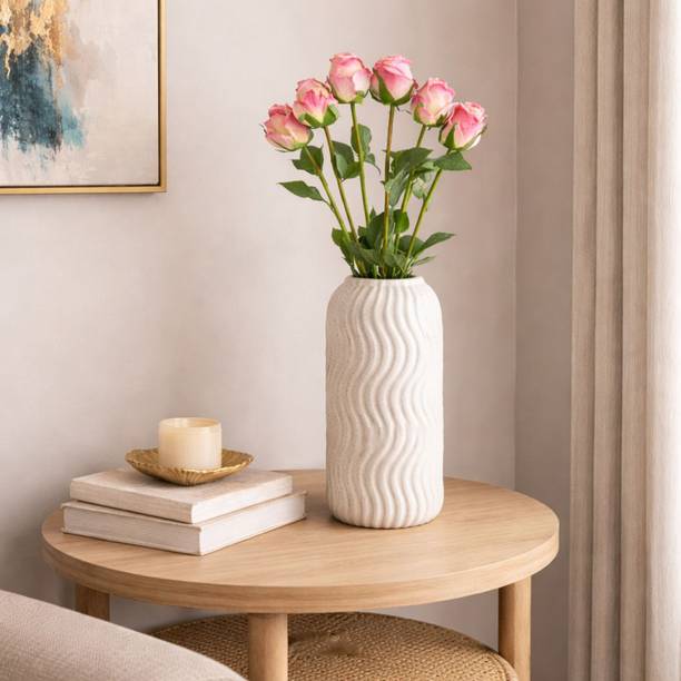 Pink Olive Artificial Pink Dry look Rose Flower Sticks for Home Decoration Pink Rose Artificial Flower