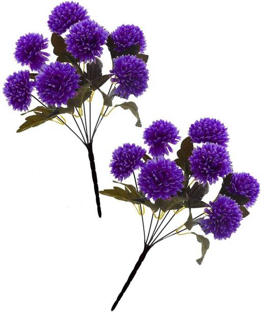 SHREESHYAM Purple Orchids Artificial Flower