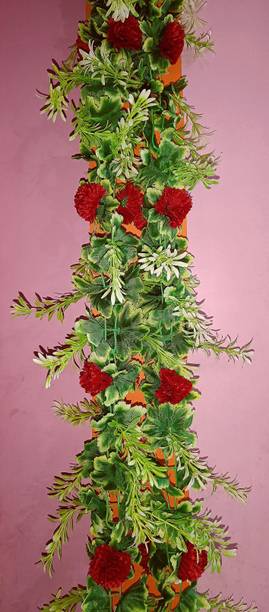 Dynamic Retail Global Artificial Hanging Flowers Plant Wall Hanging Garland Chain Home Decor CSQ742 Multicolor Rose Artificial Flower