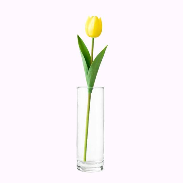 Pink Olive Tulip Bunch for Vase & Home Decorations,Corner Table Yellow Tulips Artificial Flower