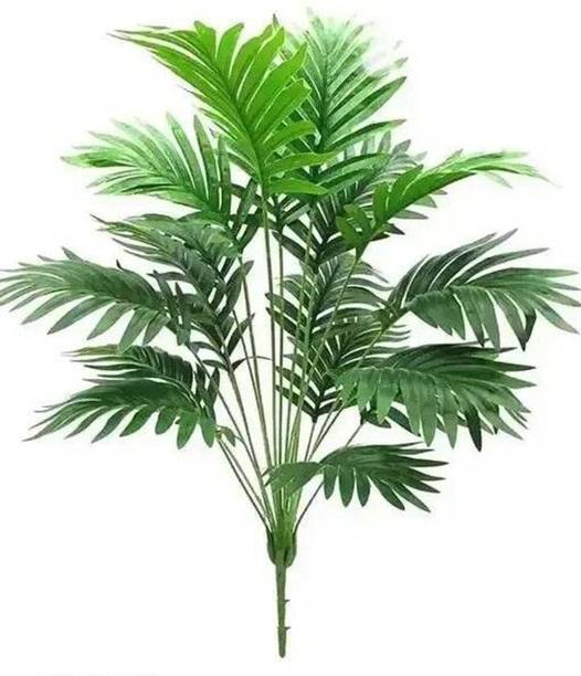 KIVO Premium Artificial Tropical Palm Leaf 10 Inch Green Wild Flower Artificial Flower