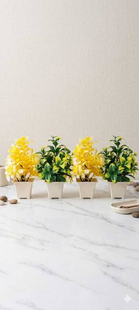 Kismis Enterprises 2526 Yellow, Green Jasmine, Wild Flower Artificial Flower