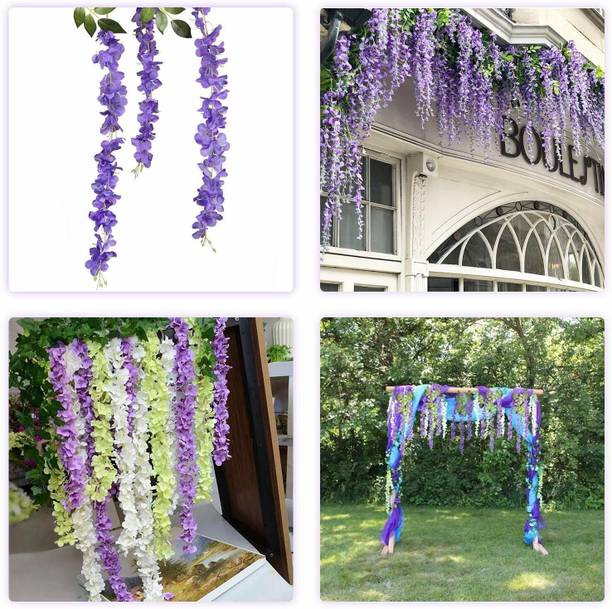 YASHPAL ENTERPRISES Multicolor Westeria Artificial Flower
