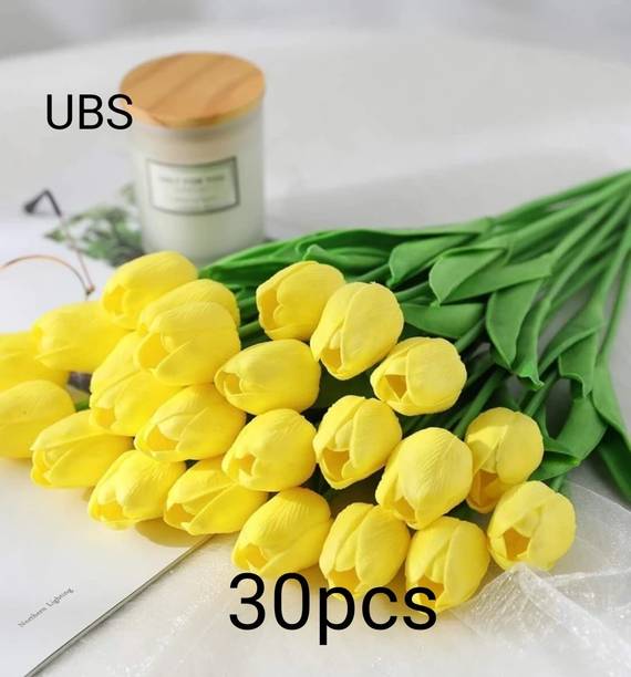 UBS Yellow Tulips Artificial Flower
