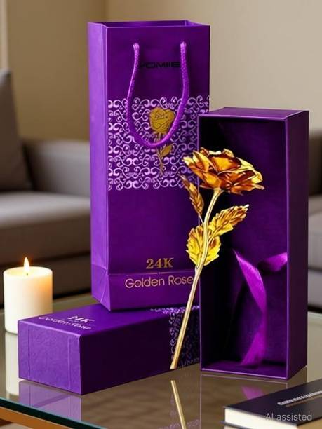 Craiceann Gold Rose Artificial Flower