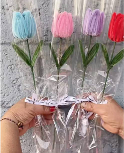 flowerist Multicolor Tulips Artificial Flower