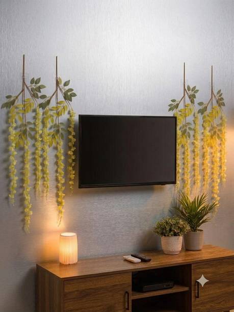Bs Decore Green Westeria Artificial Flower