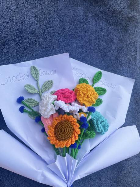 ziva Handmade Multicolor Sunflower Artificial Flower