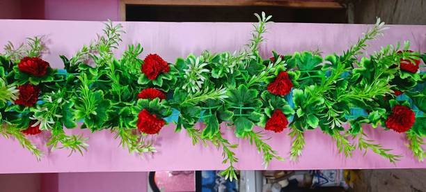 Dynamic Retail Global Artificial Hanging Flowers Plant Wall Hanging Garland Chain Home Decor WQA337 Multicolor Rose Artificial Flower