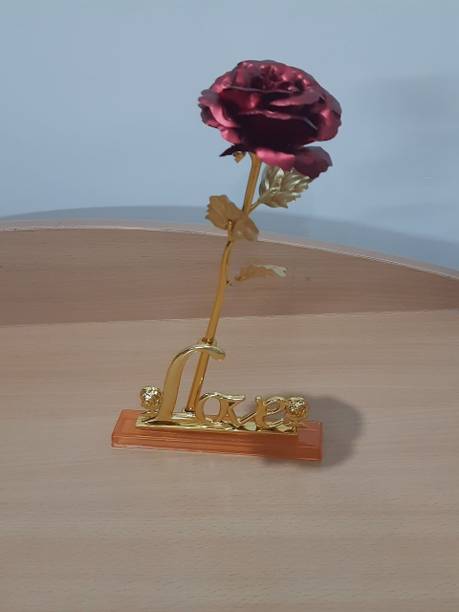 ACROSS Gold Rose Artificial Flower