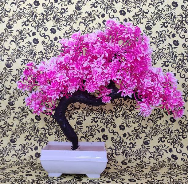 ds Artificial Pink Bonsai flower pot for Home Decoration Pink Anthurium Artificial Flower  with Pot