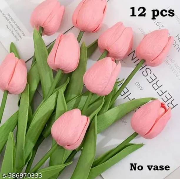 DKD Pink Tulips Artificial Flower
