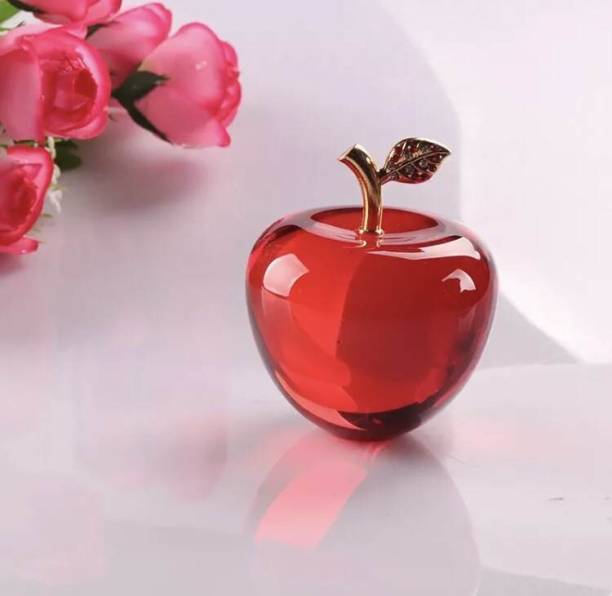 BLUEBERRY Crystal Apple Idol Figurine Collectible 80mm/3.1inches Artificial Fruit