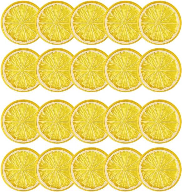 Royalkart Fruit Lemon Slices Fake Artificial Plastic Model Decoration Photography Props Artificial Fruit