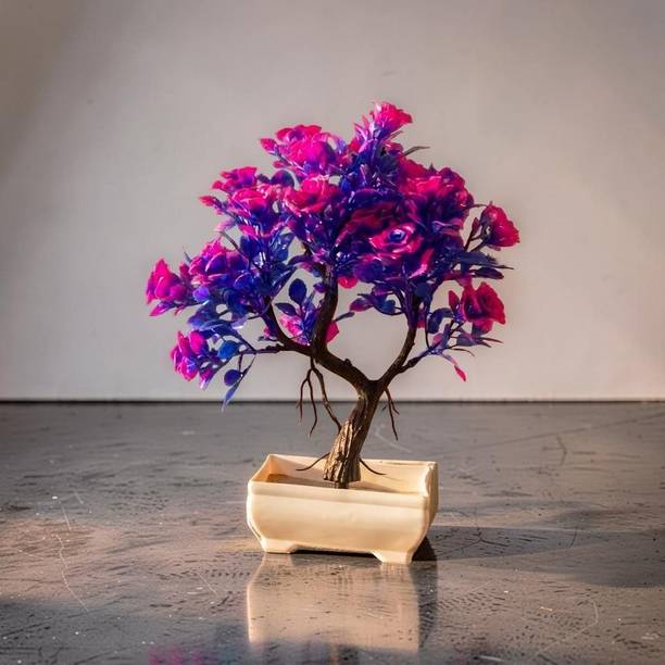 NKTRADERS Bonsai Wild Artificial Plant  with Pot