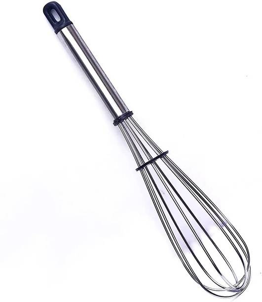 Onions 20 cm Stainless Steel Mini Wire Whisk, Hand Egg Beater for Baking, Milk Frother Stainless Steel, Plastic Balloon Whisk