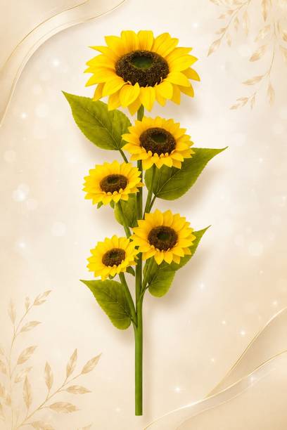 KHD REALISTIC SUNFLOWER DESIGN