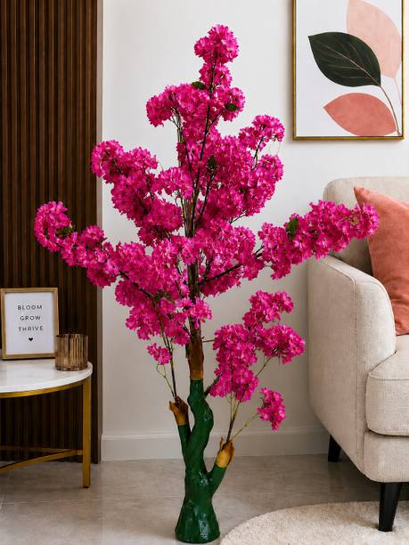 Ryme Red Cherry Blossom Tree 4.8 Ft Without Pot Wild Artificial Plant