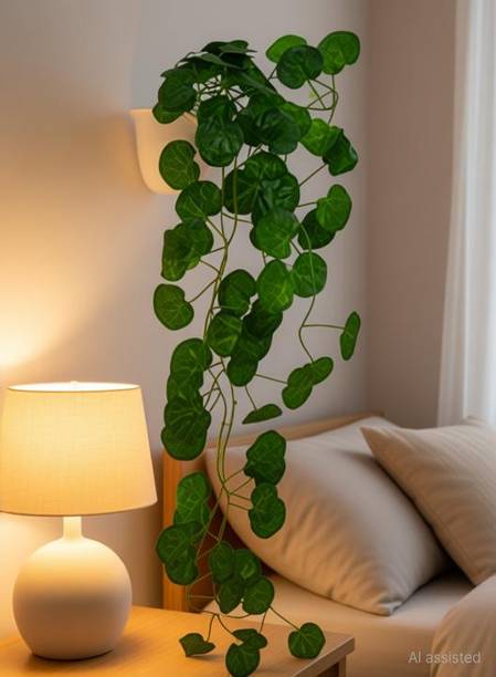 fancymart Vine Plant Falling with Pot (Natural Touch & Feel) Wild Artificial Plant  with Pot