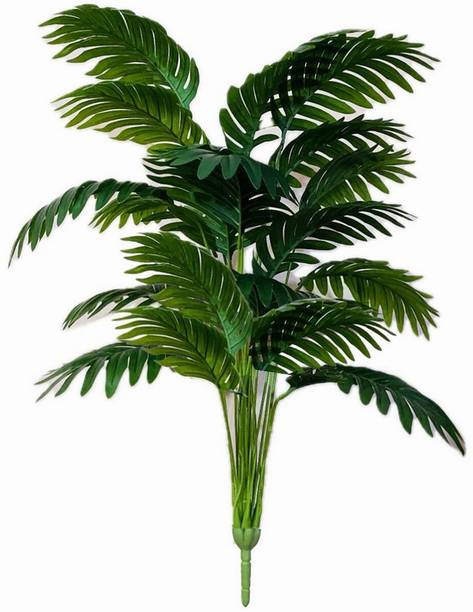PRIMOH 18 Patta Artificial Plant Without Pot for Home Decor, Office Bonsai Artificial Plant