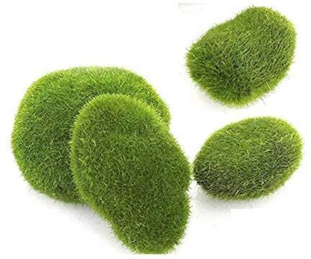 Hukimoyo Grass Ball Artificial Grass Ball Home decoration Items Artificial Plants(4pcs) Artificial Plant