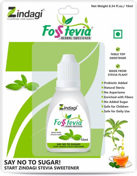 Zindagi Stevia Liquid|Pure Stevia Leaves Drops |Natural Sugarfree Sweetener| Sweetener