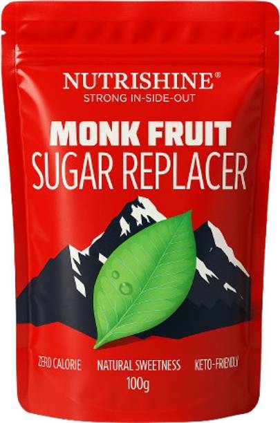 NUTRISHINE Natural Sugar Replacer 100g Monk Fruit Extract | Sweetener | Diabetic Friendly Sweetener