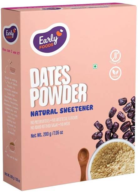 Early Foods Dates Powder - Natural Sweetener 200g Sweetener
