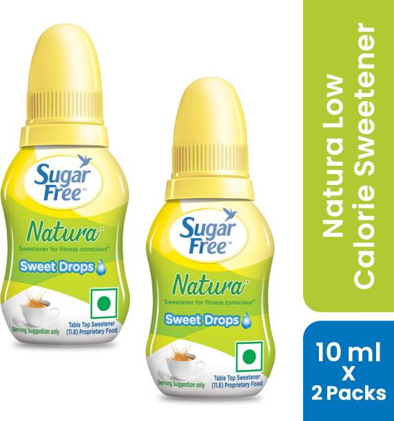 Sugar free Natura, Drops 10ml (Pack of 2) | 100% Safe| Scientifically Proven & Tested Sweetener