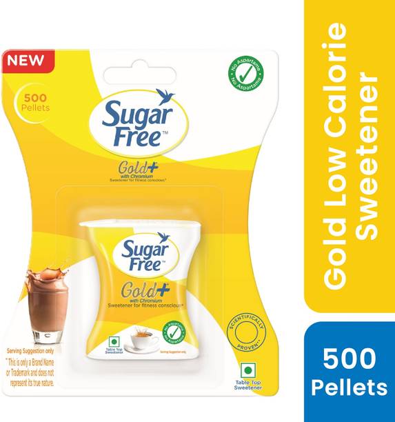 Sugar free Gold+, 500 Pellets | Sweet like Sugar with Low Calories Sweetener