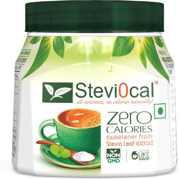 steviocal Free of Sugar Natural Stevia Sweetener - Jar - 200gm Sweetener Powder Sweetener