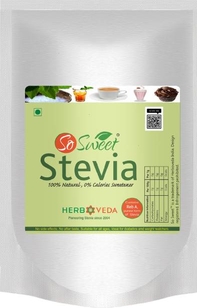 SO SWEET Stevia 250 Gram Powder Sugar-Free 100% Natural Zero Calorie Sweetener