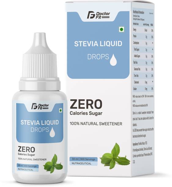 DOCTORFIT Stevia Liquid Drops | Diabetic Friendly | Sugar Free | Natural Sweetener