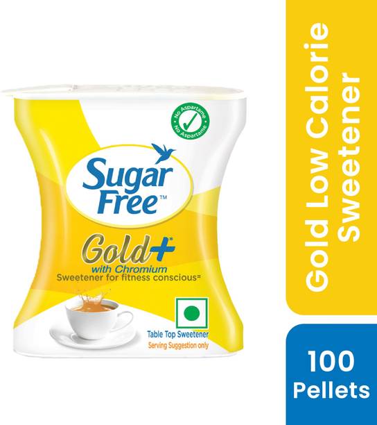 Sugar free Gold+, 100 Pellets | Sweet like Sugar with Low Calories Sweetener
