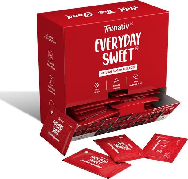 TruNativ Everyday Sweet, 60 Sachets, Natural 1:1 sugar replacer, Monk fruit Sweetener